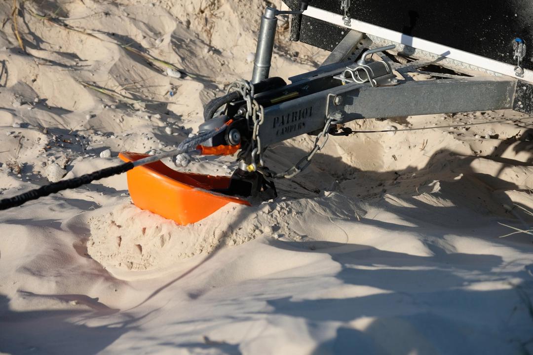 MAXTRAX Orange Trailer Skid Trailer Recovery