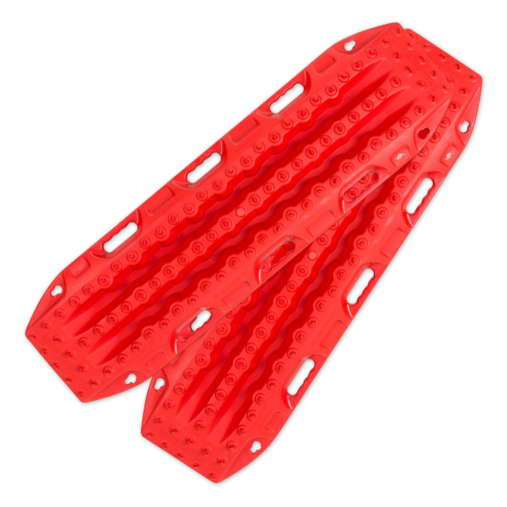 MAXTRAX MK2 4x4 Recovery Tracks FJ Red with Telltale Leashes