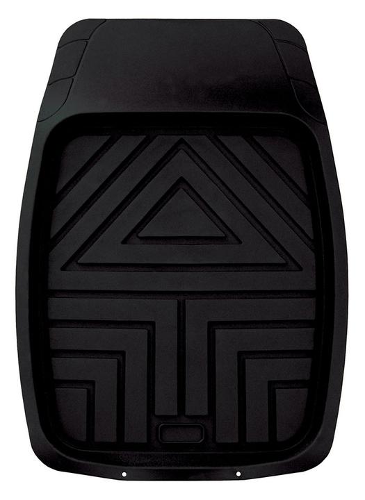 Mean Mother Deep Dish Rubber Floor Mat Front Black MM4800