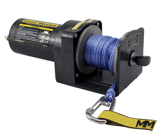 Mean Mother Peak Electric Winch 2000lb Synthetic Rope EW2000S