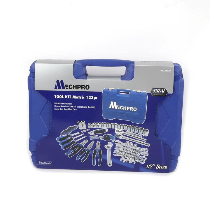 Mechpro Automotive Tool Kit 123pc MP228KCRV