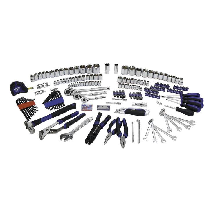 Mechpro Tool Kit with 3 Drawer Chest 1/4In, 3/8In & 1/2In Drive 248pc