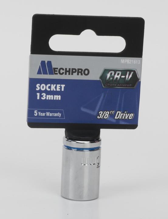 Mechpro Socket 13mm 3/8In Drive Metric