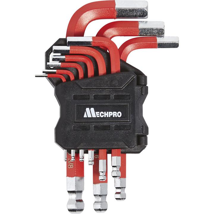 Mechpro Hex Key Small Arm Set SAE 9pc