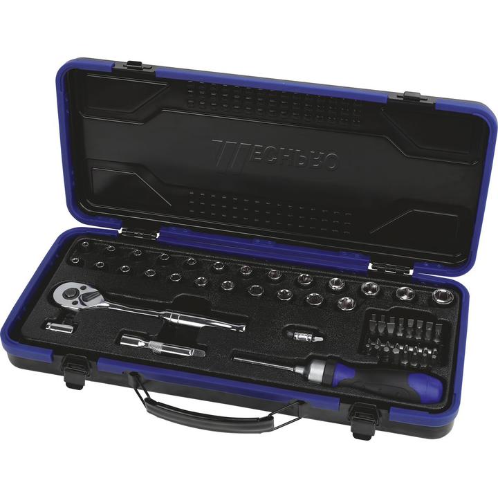 Mechpro Socket Set Metric/SAE 1/4In & 3/8In Drive 62pc