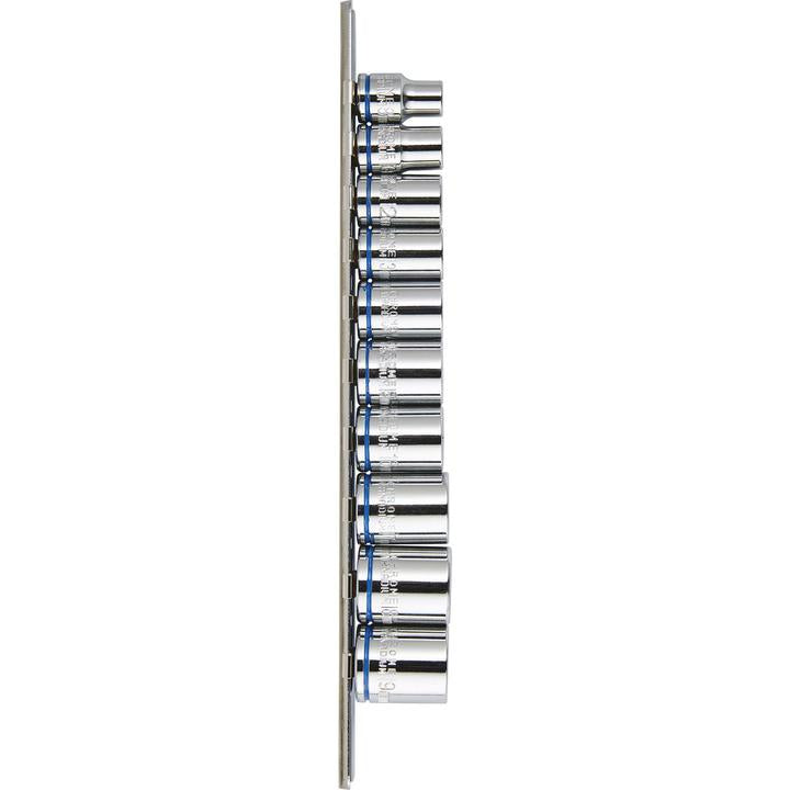 Mechpro Socket Rail Set Metric 3/8In Drive 10pc