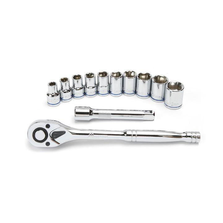 Mechpro Socket Set Metric 3/8In Drive 14pc