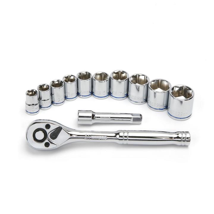 Mechpro Socket Set Metric 1/2In Drive 14pc