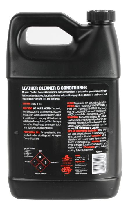 Meguiars Leather Cleaner and Conditioner 3.8L D18001