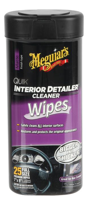 Meguiars Quik Interior Detailer Wipes 25 pcs G13600