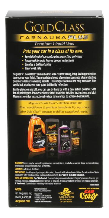 Meguiars Gold Class Clear Coat Wax 473ml G7016