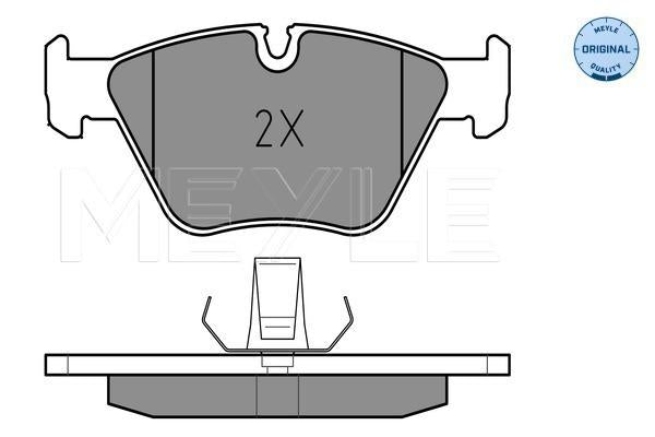 MEYLE Original Brake Pad Set Front 025 216 7720