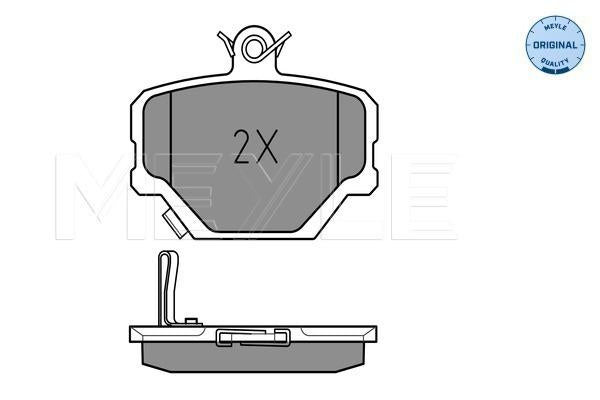 MEYLE Original Brake Pad Set Front 025 219 9915