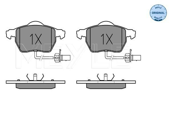 MEYLE Original Brake Pad Set Front 025 230 1820/W