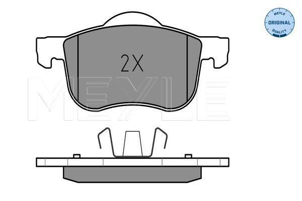 MEYLE Original Brake Pad Set Front 025 230 7318