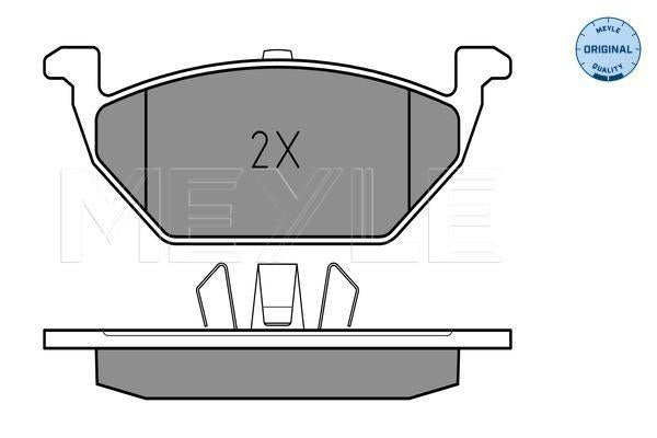 MEYLE Original Brake Pad Set Front 025 231 3019/A