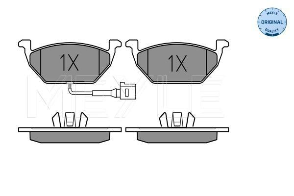 MEYLE Original Brake Pad Set Front 025 231 3119/W