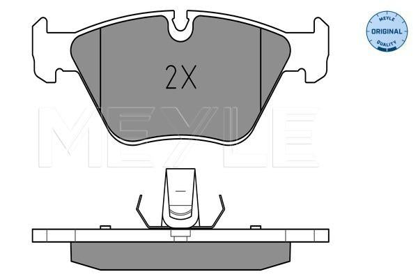 MEYLE Original Brake Pad Set Front 025 231 8320