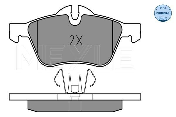 MEYLE Original Brake Pad Set Front 025 232 8118