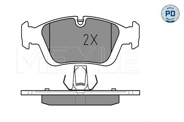MEYLE PD Brake Pad Set Front 025 232 8717/PD