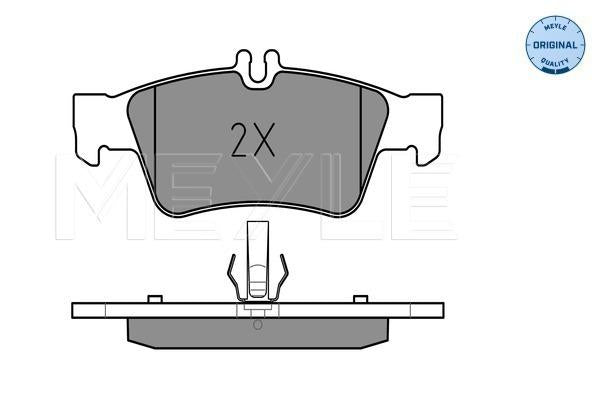 MEYLE Original Brake Pad Set Rear 025 233 3416