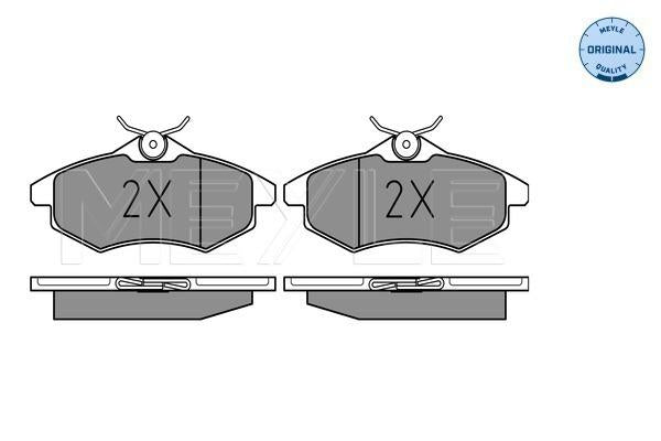 MEYLE Original Brake Pad Set Front 025 234 0719