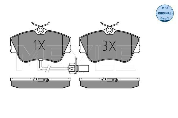 MEYLE Original Brake Pad Set Front 025 234 4519/W