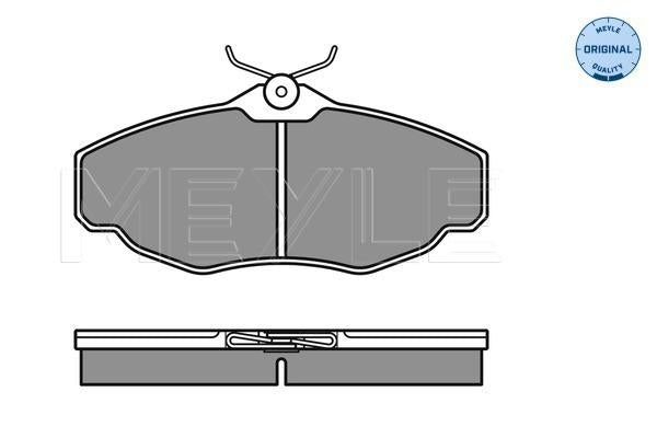 MEYLE Original Brake Pad Set Front 025 234 5219