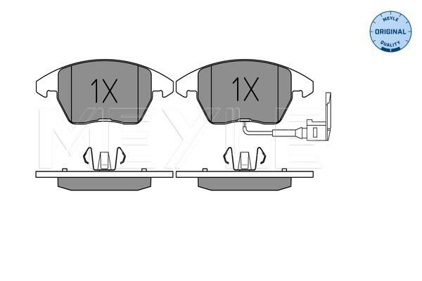 MEYLE Original Brake Pad Set Front 025 235 8720/W