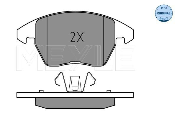 MEYLE Original Brake Pad Set Front 025 235 8919