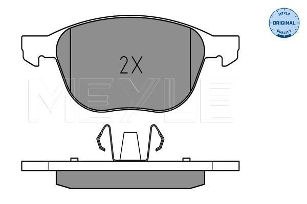 MEYLE Original Brake Pad Set Front 025 237 2318