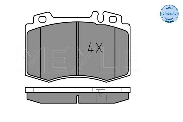 MEYLE Original Brake Pad Set Front 025 237 4517