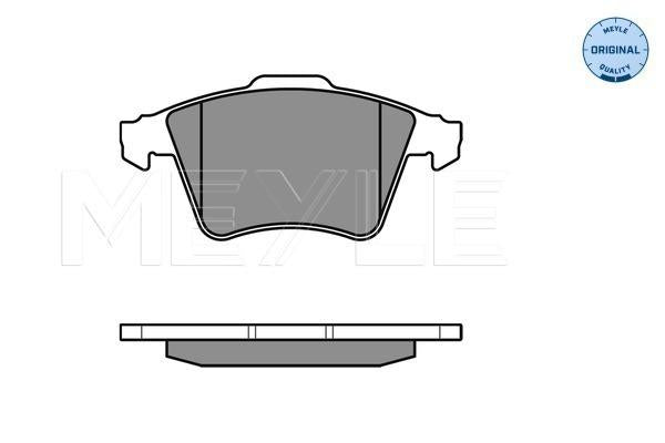 MEYLE Original Brake Pad Set Front 025 237 4919/W