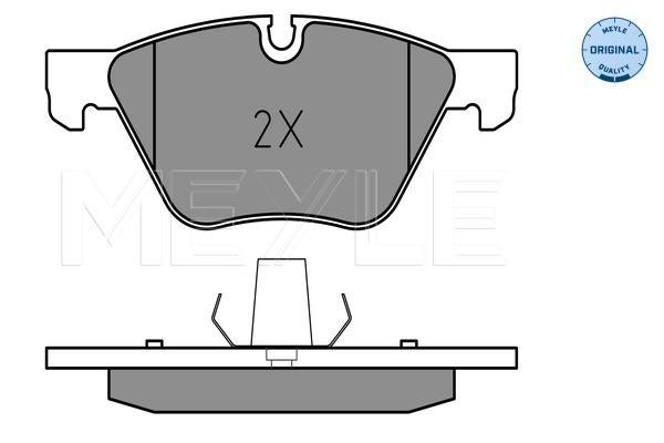 MEYLE Original Brake Pad Set Front 025 237 9420