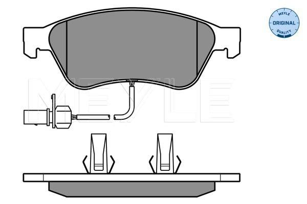 MEYLE Original Brake Pad Set Front 025 238 9620/W