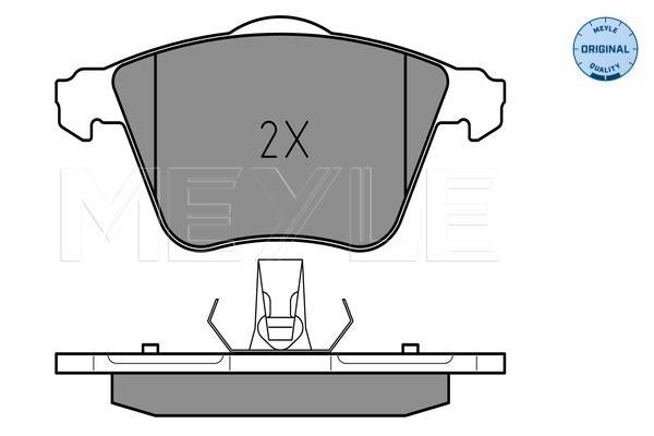 MEYLE Original Brake Pad Set Front 025 239 1218