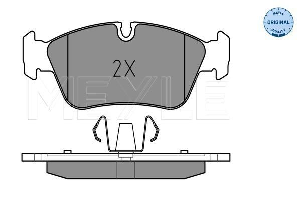 MEYLE Original Brake Pad Set Front 025 239 3517