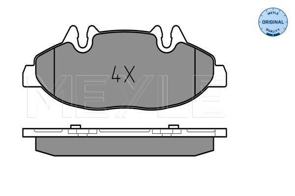 MEYLE Original Brake Pad Set Front 025 240 0720