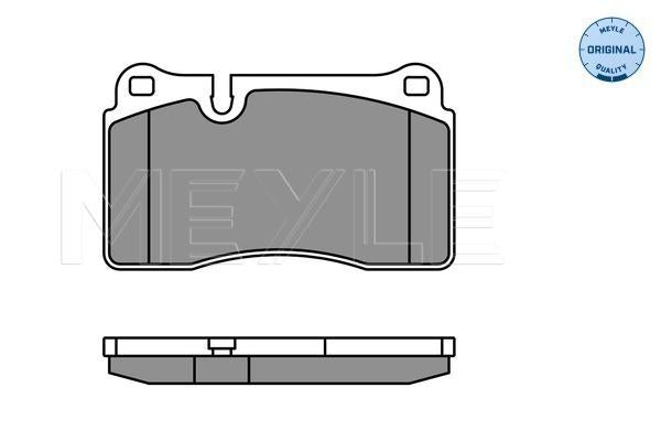 MEYLE Original Brake Pad Set Front 025 240 9817