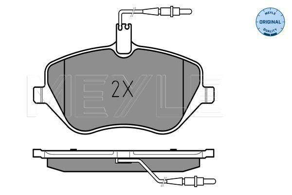 MEYLE Original Brake Pad Set Front 025 241 3317/W