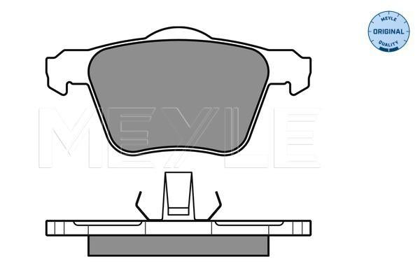 MEYLE Original Brake Pad Set Front 025 241 4119
