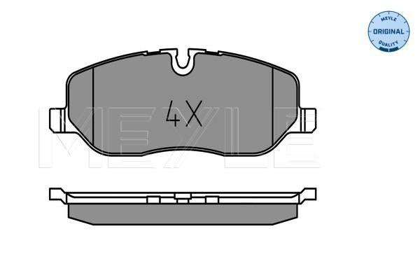 MEYLE Original Brake Pad Set Front 025 241 9118