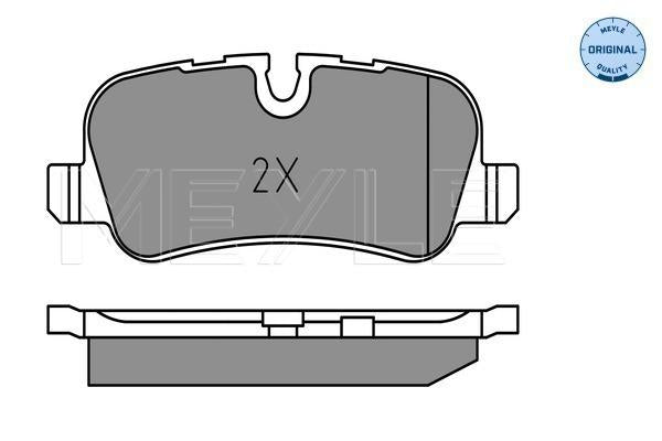 MEYLE Original Brake Pad Set Rear 025 241 9217
