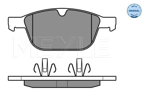 MEYLE Original Brake Pad Set Front 025 243 9920