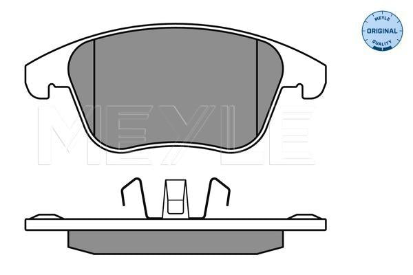 MEYLE Original Brake Pad Set Front 025 245 5719