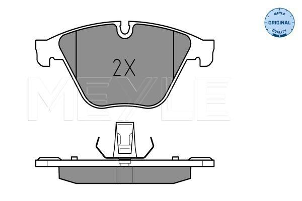 MEYLE Original Brake Pad Set Front 025 246 8820