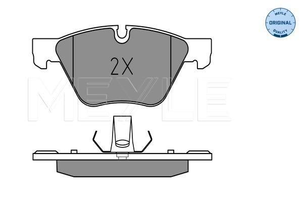 MEYLE Original Brake Pad Set Front 025 246 9719
