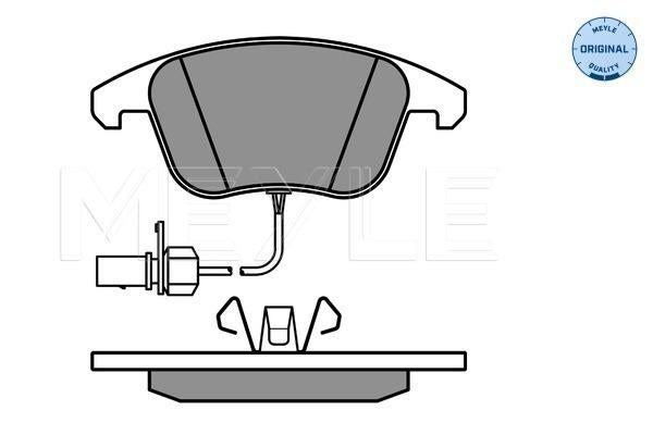 MEYLE Original Brake Pad Set Front 025 247 0520/W