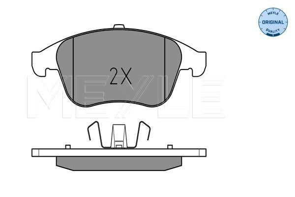 MEYLE Original Brake Pad Set Front 025 247 0917