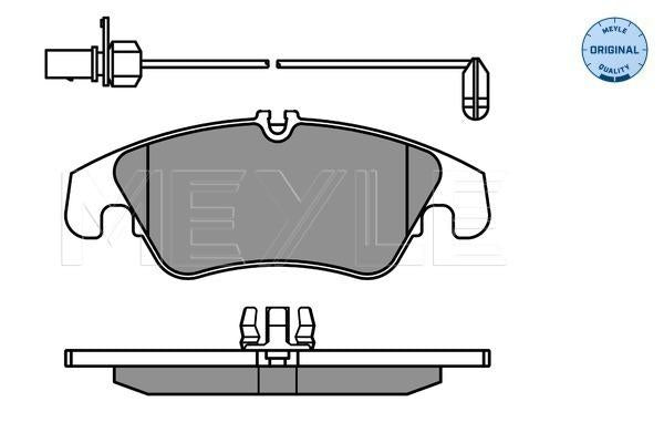 MEYLE Original Brake Pad Set Front 025 247 4319/W